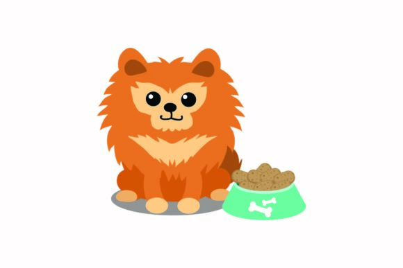 Cute Dog Illustration with Food: Embroidery Review