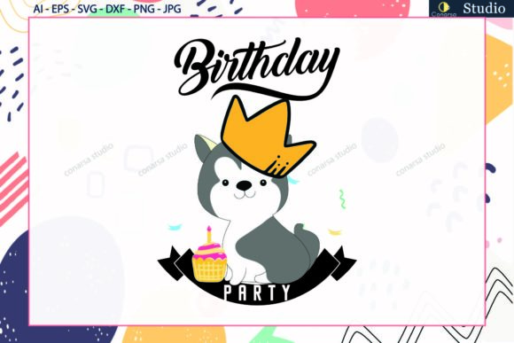 Dog Birthday Party and Cake Candle Svg Review