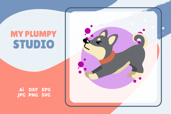 Dog - Doggy Icons Circle Bubbles Design Review