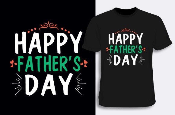 Happy Father's Day T-shirt Design